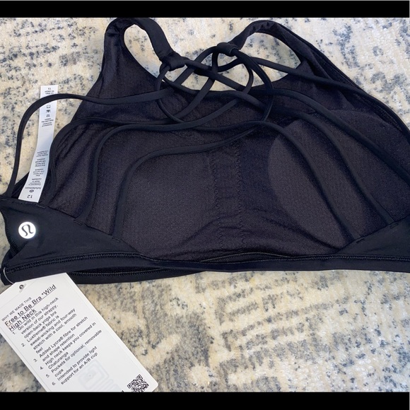 NWT Lululemon Free to Be Wild Sz 12 Highneck Bra - Picture 2 of 2